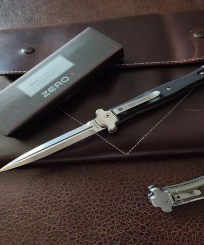 Aga Campolin Zero Plus Black 23 Cm Mandallı İtalyan Stiletto