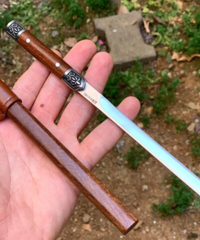 Alternative view of Ahşap Saplı Geleneksel Japon Tanto M390 Stili Mini Kılıç