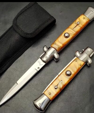 Akc Bal Gri İtalyan Stiletto Çakı