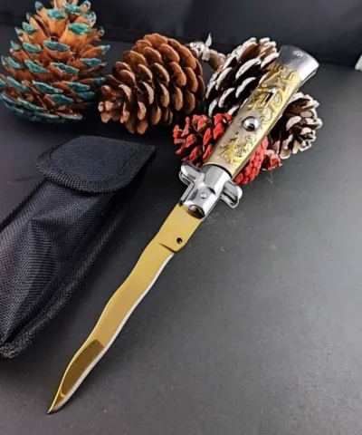 Akc Criss Ejderha Desenli Stiletto