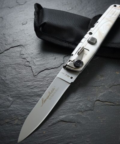 Akc Levetto Düğmeli İtalyan Stiletto Kamp Çakısı