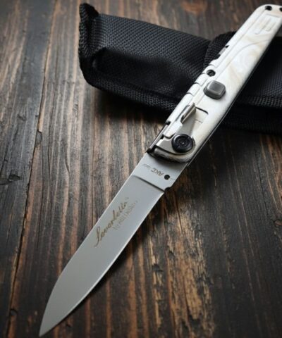 Akc Levetto Düğmeli İtalyan Stiletto Kamp Çakısı