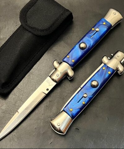 Akc Mavi Sedef Gri İtalyan Stiletto