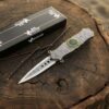 Columbia Company MB3936-C Gravür İşlemeli Kemik Kabze Kamp Çakısı