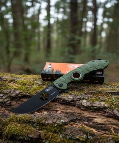 Aln Master ALN44-2 Haki Folding Knife Spinner Otomatik Kamp Çakısı