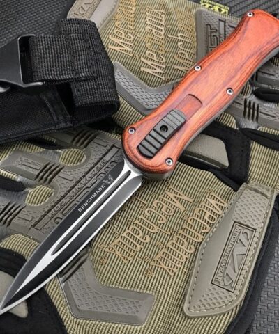 Becnhmade İçten Çıkmalı Ahşap Kabze Kamp Çakısı