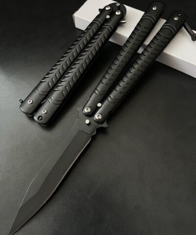 Benchmade Çizgi Desenli Tek Kelebek Çakı