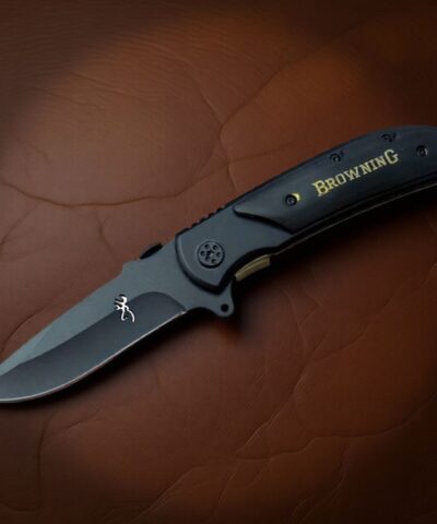 Browning 338BK Black Ahşap Kabze Manuel Kamp Çakısı