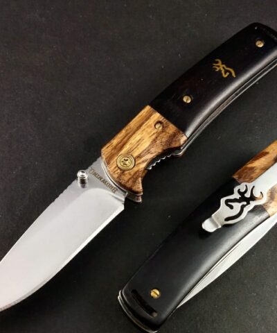 Sibirya Company S2101 Ahşap Kabze Manuel Kamp Çakısı