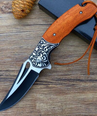 Browning Ahşap Kabze Otomatik Kamp Çakısı