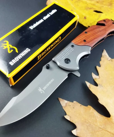 Browning DA308 Ahşap Kurtarma Kamp Çakısı