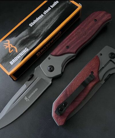 Browning DA50 Ahşap Kabze Kamp Çakısı