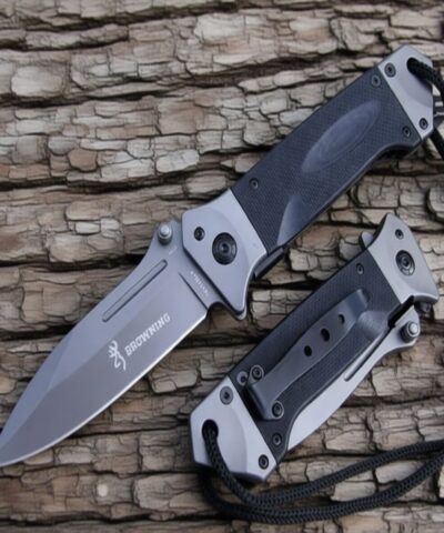 Browning DA73 Black Soft Kabze Otomatik Kamp Çakısı