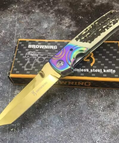 Browning DA92 Boynuz Sap Kamp Çakısı