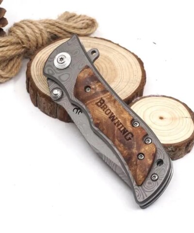 Browning Damascus Kamp Çakısı