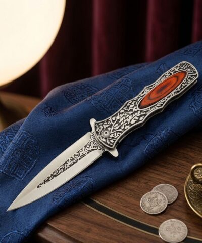 Browning Desenli Çelik Kabze Kamp Çakısı