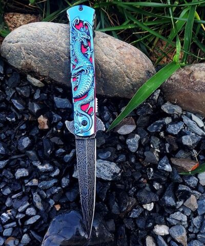 Browning Ejderha Desenli Kamp Çakısı