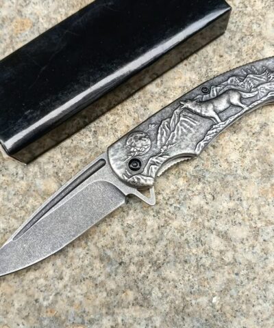 Browning Eskitme Kurt Desenli Kamp Çakısı