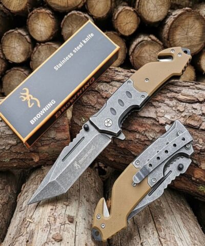 Browning F340 Flipper Tactical Kurtarma Otomatik Kamp Çakısı