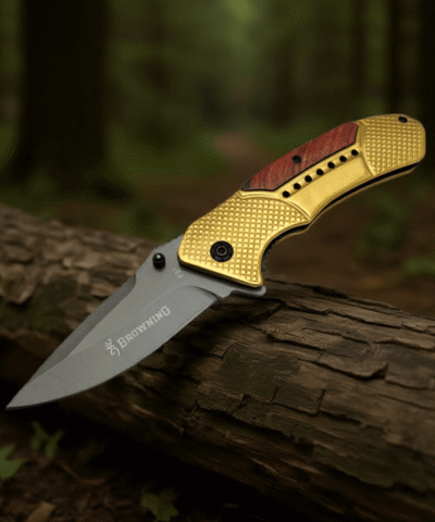 Browning F81G Gold Otomatik Kamp Çakısı