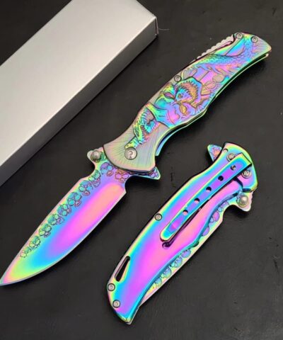 Browning Gökkuşağı Kuru Kafa Kamp Çakısı