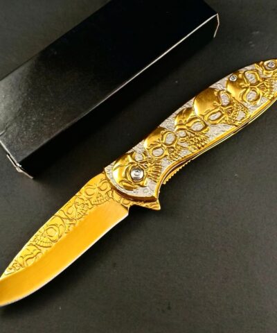 Browning Gold Kuru Kafa Desenli Kamp Çakısı