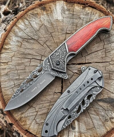 Browning Hops İşlemeli Kamp Çakısı