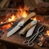 Browning YA-DA104 Ahşap Kabze Survival Tanto Kamp Çakısı
