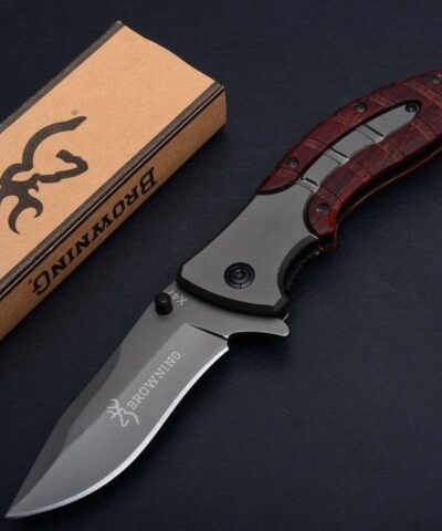 Browning X47 Ahşap Kabze Otomatik Kamp Çakısı