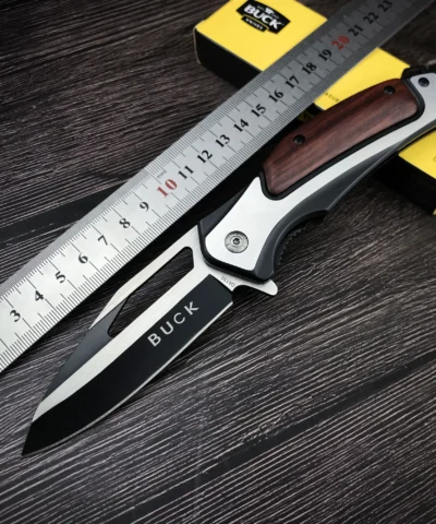 Buck Ahşap Kabze Kamp Çakısı