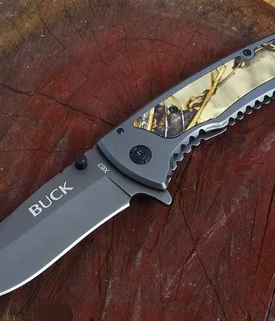 Buck x67 Çelik Kabze Kamp Çakısı