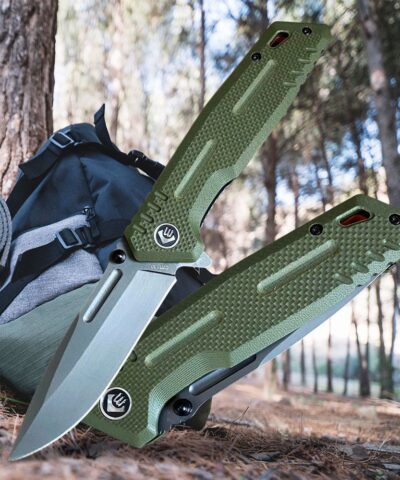 Chongming CM130 Haki Titanyum Kamp Çakısı