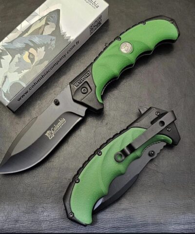 Columbia Company 4007B Yeşil Siyah Kamp Çakısı