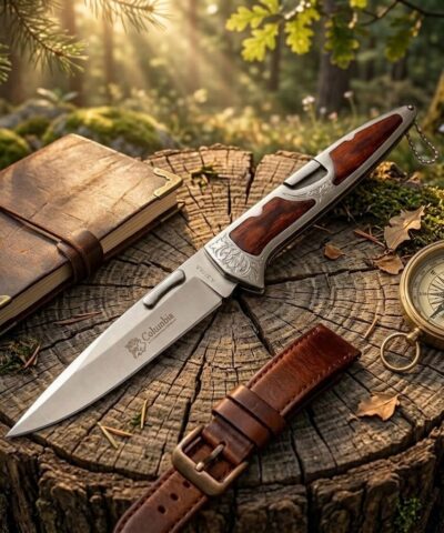 Columbia Company A3123-A Ahşap Kabze Kamp Çakısı