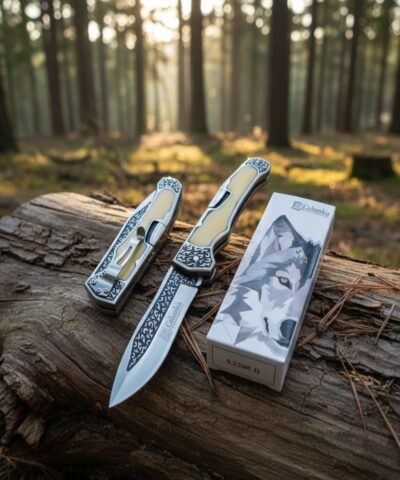 Alternative view of Columbia Company A3154-C Kemik Gravürlü Kamp Çakısı