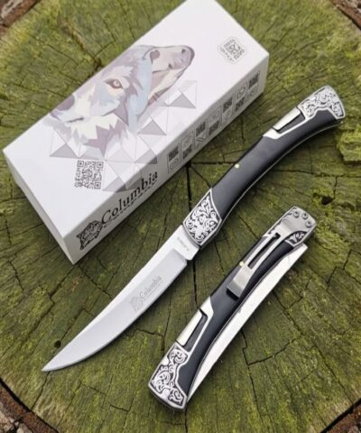 Columbia Company A3165-B İşlemeli Manuel Kamp Çakısı