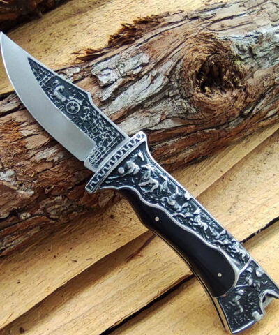 Columbia Company A3189-B At İşlemeli Baba Avcı Bıçağı