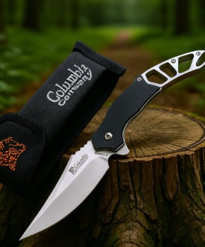 Columbia Company A3390-A Fixed Blade Black Otomatik Kamp Çakısı