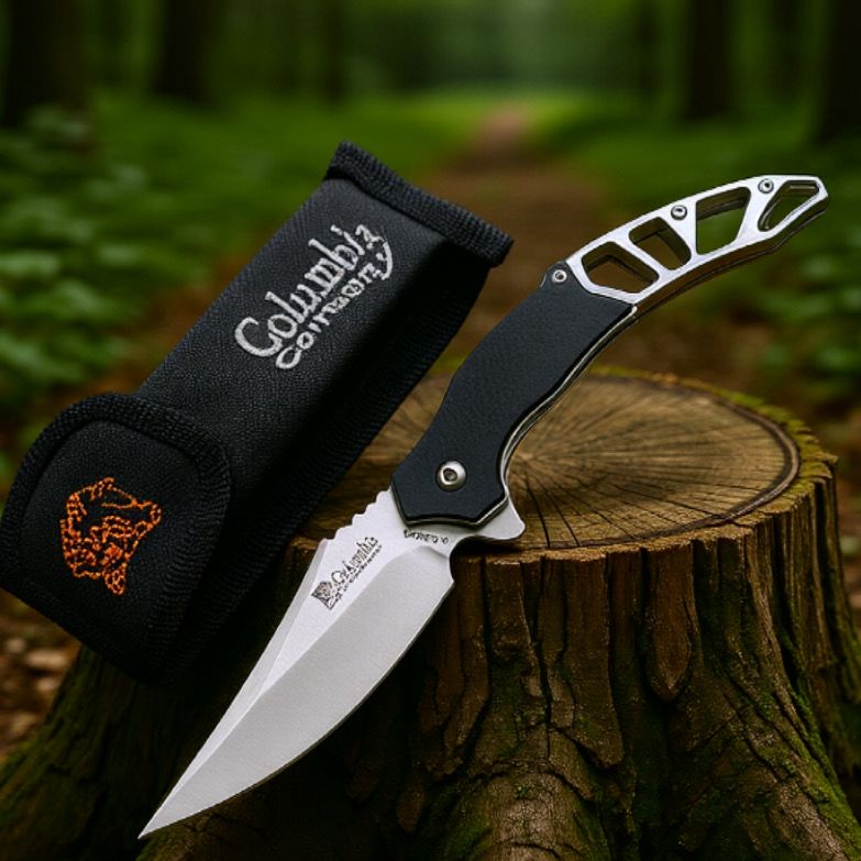 Columbia Company A3390-A Fixed Blade Black Otomatik Kamp Çakısı