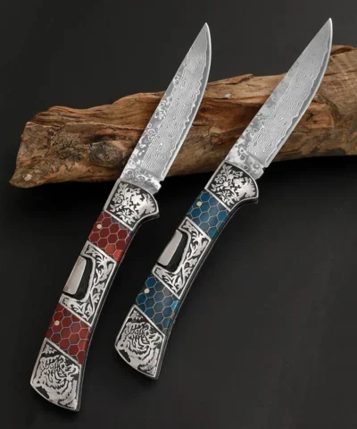 Columbia Company DB-3159DMS Damascus Kamp Çakısı