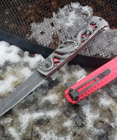 Columbia Company FST-1111-A Ejderha Motifli Kamp Çakısı