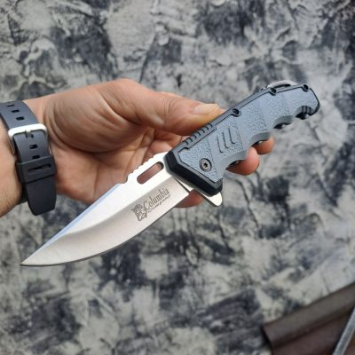 Columbia Company Fst-3067-A Gray Wolf Soft Kabze Kamp Çakısı