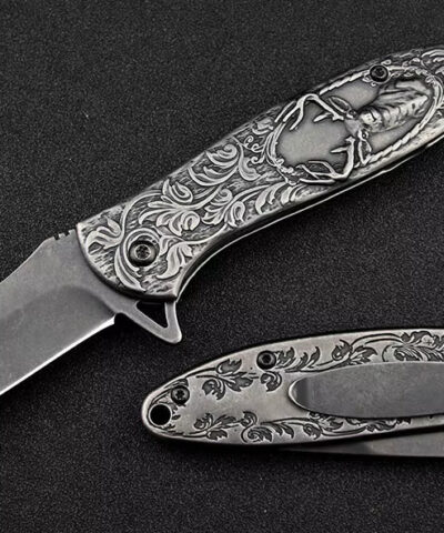 Columiba Company FX-2410-A  Geyik Desenli Kamp Çakısı