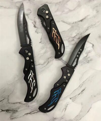 Desenli Düğmeli Çakı