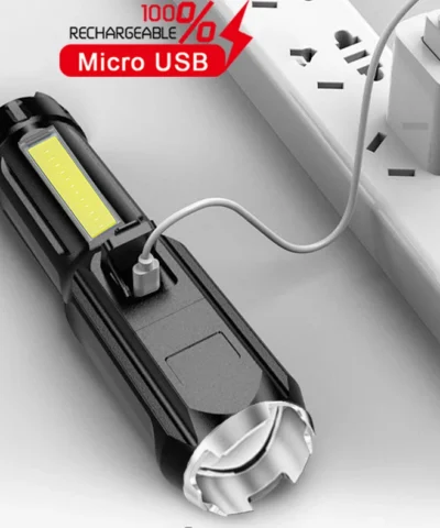 Alternative view of Dört Fonkisiyonlu Telekopik Şarj Edilebilir El Feneri