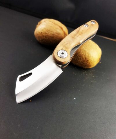 El Yapımı Ceviz Sap Tanto Cep Çakısı
