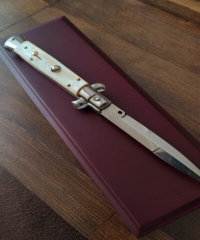 Frank Beltrame 23 Cm Gerçek İnci Annesi Kabze İtalyan Stiletto