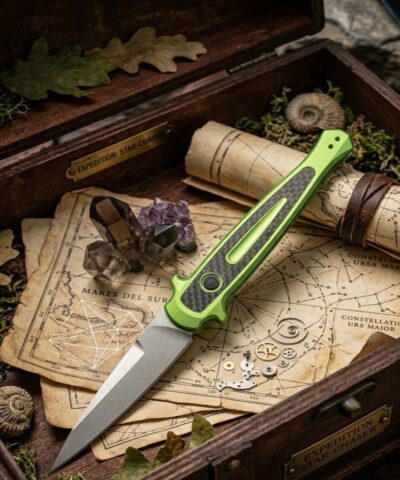Haps Bugs Green 7150 Launch 8 Stiletto Otomatik Kamp Çakısı