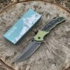Browning DA334 Ahşap Kabze Survival Otomatik Kamp Çakısı