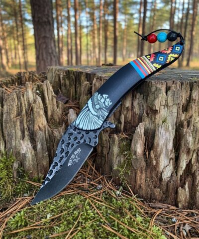 Haps Bugs SW-488B Texas Kızıldereli Hint Manuel Kamp Çakısı